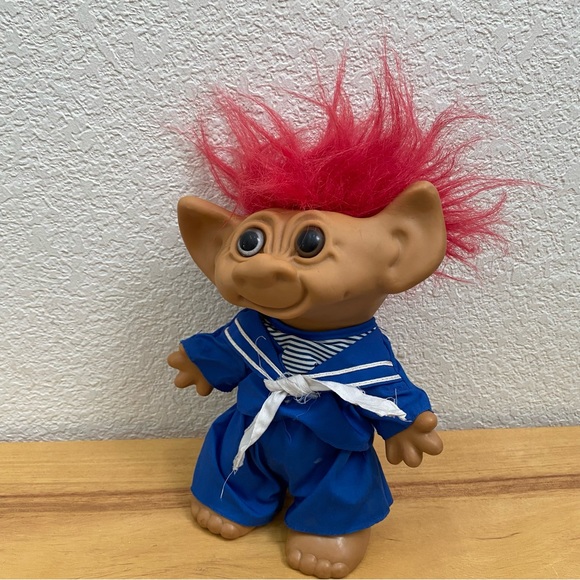 Vintage UNEEDA 8” Sailor Troll Doll - Picture 3 of 12